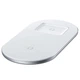 Беспроводная зарядка QI BASEUS Simple 2in1 Wireless Charger 18W Max For Phones+Pods (18W). White - изображение 1