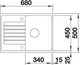 Кухонная мойка Blanco ZIA 45 S Compact Белый (524725) - изображение 2