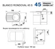 Кухонная мойка Blanco RONDOVAL 45 S Алюметаллик (515763) - изображение 2