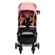 Детская коляска Bene Baby D200 Прогулочная розовая на чёрной раме - изображение 4