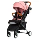 Детская коляска Bene Baby D200 Прогулочная розовая на чёрной раме - изображение 5
