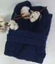 Халат мужской Maison D'or Quattro Navy Blue S - изображение 2