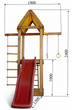 Дитячий ігровий комплекс SportBaby Babyland-17 190х180х240см - зображення 3