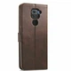 Чохол LC.IMEEKE Wallet Case для Xiaomi Redmi Note 9 - Coffee - зображення 3