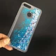 Чохол Glitter для Huawei P Smart 2018 / FIG-LX1 / FIG-LA1 Бампер Рідкий блиск Синій Без бренду - зображення 4