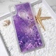 Чехол Glitter для Xiaomi Redmi Note 5 / Note 5 Pro Global Бампер жидкий блеск фиолетовый - изображение 2