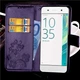 Чохол Clover для Sony Xperia XA / F3112 / F3111 / F3115 / F3116 / F3113 книжка шкіра PU Purple Без бренду - зображення 1