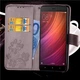 Чехол Clover для Xiaomi Redmi Note 4 / Note 4 Pro книжка кожа PU с визитницей серый - изображение 1
