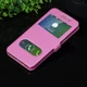 Чохол Window для Samsung Galaxy J5 2015 J500 J500h книжка з віконцем Pink Без бренду - зображення 2