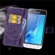 Чохол Clover для Samsung Galaxy J1 Mini / J105 книжка шкіра PU Purple Без бренду - зображення 1