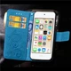 Чохол Clover для iPhone 5 / 5s / SE Книжка шкіра PU блакитний Без бренду - зображення 1