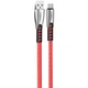 Дата кабель USB 2.0 AM to USB-C 1.0m zinc alloy red ColorWay (CW-CBUC012-RD) - изображение 2