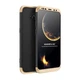 Чехол GKK 360 для Samsung Galaxy S8 Plus / G955 бампер противоударный Black-Gold - изображение 1