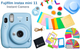 Камера Моментальной Печати Fujifilm Instax Mini 11 Sky Blue Camera с Пленкой Fujifilm Instant Film (60 фотографий), Рамки, Наклейки, Чехол, Фотоальбом (PH4004) - изображение 2