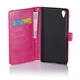 Чохол Idewei для Sony Xperia XA F3112 / F3111 / F3113 / F3115 / F3116 книжка шкіра PU малиновий - зображення 4