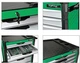 Тележка для инструмента Toptul Bumper Series 7 секций 731x522x869 мм (TCAP0701) - изображение 2