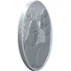 Срібна монета 1oz Халк 1 долар 2019 Тувалу - зображення 3
