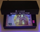 Детектор Валют Money Detector AD-118 AB ультрофиолетовая лампа для денег от батареек АА black (37735) - изображение 4