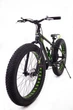 Фэтбайк-Горный велосипед "S800 HAMMER EXTRIME" Колёса 24’’х4,0. Алюминиевая рама 14’’ Черно-Зеленый - изображение 1