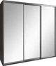 Шкаф-купе Фенікс Зеркало 230x60x240 см трехдверный Венге магия (FM007839) - изображение 1