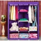 Складной тканевый шкаф Storage Wardrobe 88130 (фиолетовый) - изображение 1
