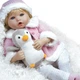 Лялька реборн дівчинка ParadiseGalleries Penguin Baby 55.9 см - зображення 7
