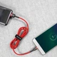 Дата кабель Baseus Cafule USB to MicroUSB Cable 2.4A (1m) (CAMKLF-B) Красный - изображение 4