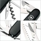 Складной швейцарский нож Victorinox Vx13713.3 Swiss Army Huntsman 15 функций 91 мм черный - изображение 6