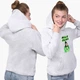 Детский худи Билли Айлиш (Billie Eilish) Светло-серый меланж (9298-1207) 128 см - изображение 4