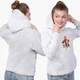 Детский худи Билли Айлиш (Billie Eilish) Светло-серый меланж (9298-1212) 116 см - изображение 4