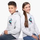 Детский худи ТикТок (TikTok Cat) Светло-серый меланж (9298-1644) 164 см - изображение 5