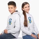 Детский худи Робокар Поли (Robocar Poli) Светло-серый меланж (9298-1620) 128 см - изображение 5