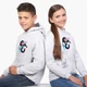 Детский худи ТикТок (TikTok Girl) Светло-серый меланж (9298-1647) 164 см - изображение 5