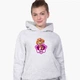 Детский худи Щенячий патруль (PAW Patrol) Светло-серый меланж (9298-1609) 152 см - изображение 2