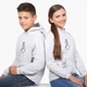 Детский худи БТС (BTS) Светло-серый меланж (9298-1063) 164 см - изображение 5