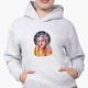Дитячий худі Біллі Айліш (Billie Eilish) Світло-сірий меланж (9298-1605) 164 см - зображення 3