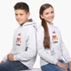 Детский худи Лайк Единорог (Likee Unicorn) Светло-серый меланж (9298-1037) 116 см - изображение 5