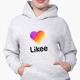 Детский худи Лайк (Likee) Светло-серый меланж (9298-1041) 152 см - изображение 3