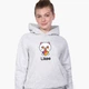 Детский худи Лайк (Likee Cat) Светло-серый меланж (9298-1036) 164 см - изображение 2