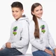 Детский худи Бравл Старс Вирус (Brawl Stars Virus) Светло-серый меланж (9298-1058) 128 см - изображение 5