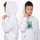Детский худи Фортнайт (Fortnite) Светло-серый меланж (9298-1196) 140 см - изображение 3