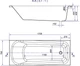 Ванна CERSANIT Nao ABS S301-244 170x70 + ножки PW01/S906-001 - изображение 6