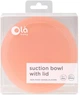 Детская силиконовая миска с крышкой Olababy Coral Оранжевый (60521) - изображение 1