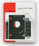 Optibay (карман-адаптер шасси) для подключения HDD вместо DVD привода для ноутбука (Laptop 2nd HDD Caddy) HQ-Tech HQ-HC09SA/BP 9.5mm SATA Алюминий - изображение 2