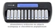 Універсальний ЗУ everActive NC-1200 12 каналів Ni-Cd/Ni-Mh 220V/12V Refresh LCD - зображення 1