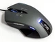 Миша HQ-Tech HQ-MV T5 Gray, USB, оптична 2400DPI, LED підсвічування - зображення 1