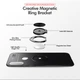 Чохол TPU Ring для Xiaomi Redmi Note 7 / Note 7 Pro бампер оригінальний Black з кільцем Без бренду - зображення 5