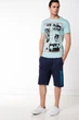 Футболка DeFacto XXL Голубая (DeFT-shirt -165-1) - изображение 2