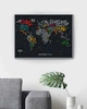 Скретч-постер 1DEA.me Travel Map LETTERS World (LW) - зображення 1