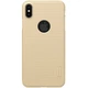Пластиковый чехол NILLKIN Frosted Shield для iPhone Xs Max - Gold - изображение 1